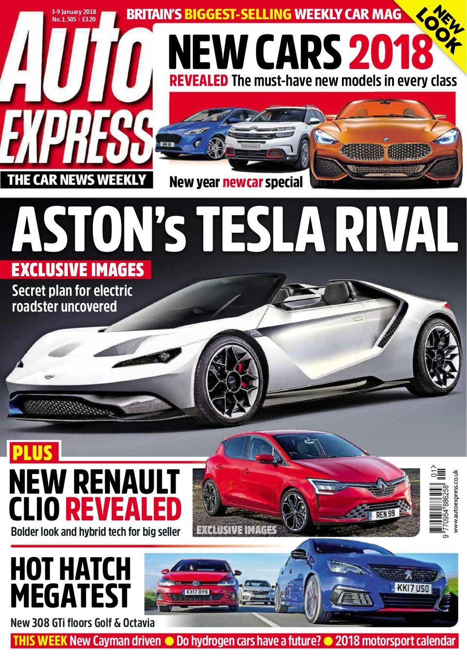 Auto ExpressJanuary 04, 2018 Magazine Get your Digital Subscription